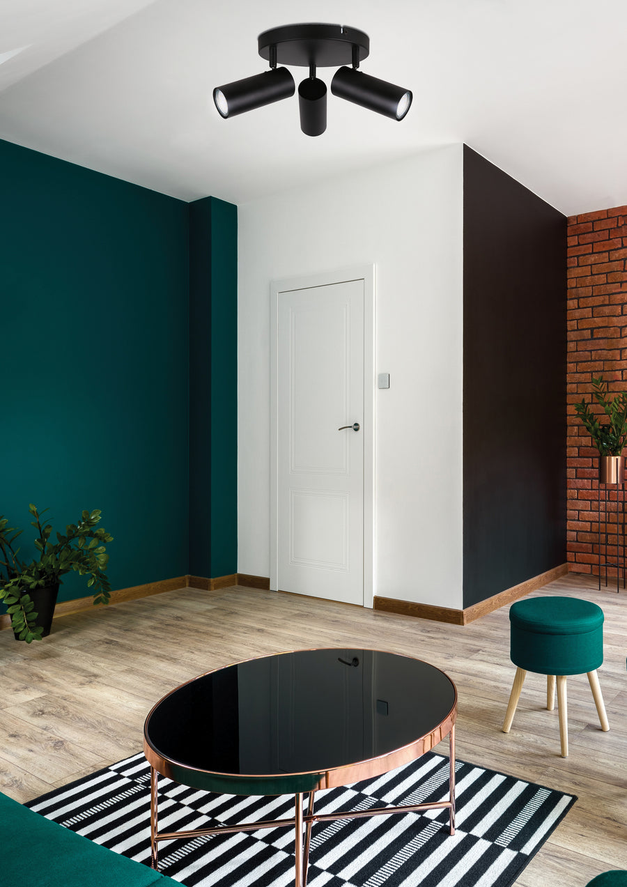 Plafonnier Colly 3 lumières, L 37 cm