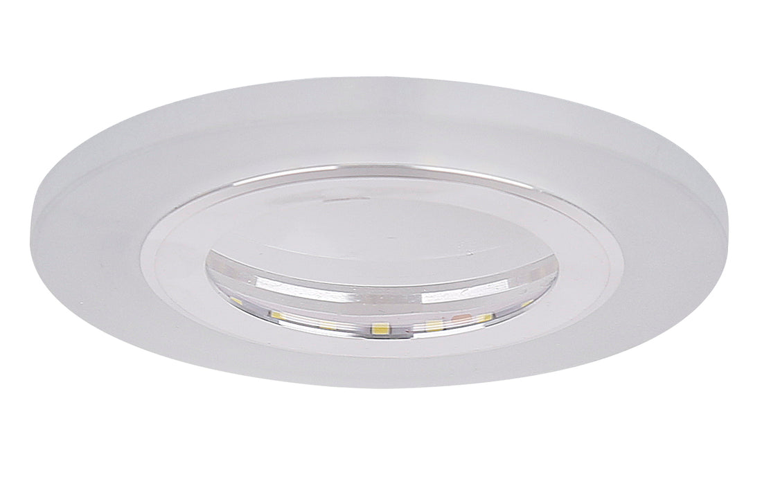 Spot encastrable LED SSP-27 2 lumières argenté, verre