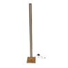 Lampadaire Alset bois et noir