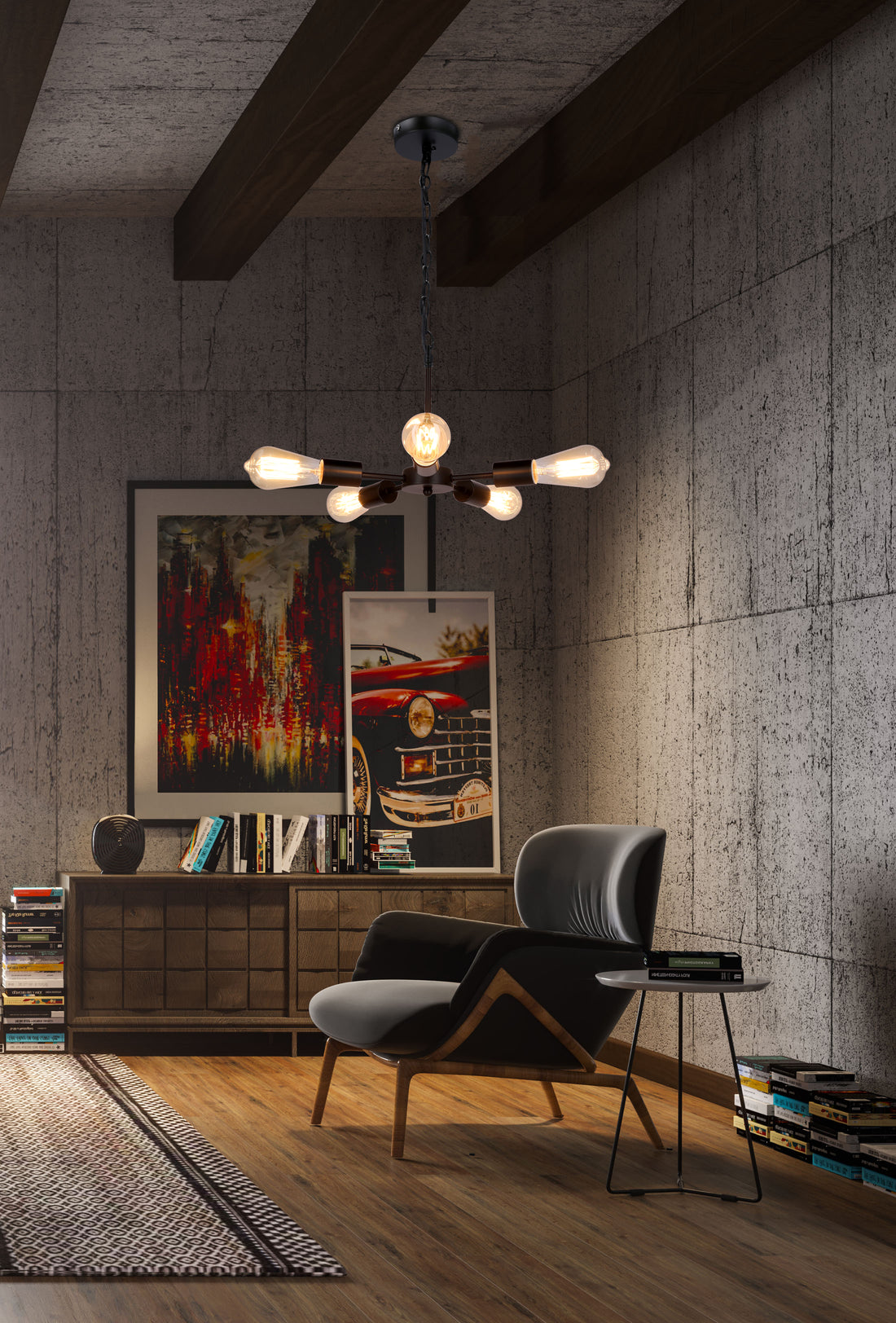 Suspension luminaire | Sparta Noire