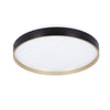 Plafonnier LED Florida doré et blanc