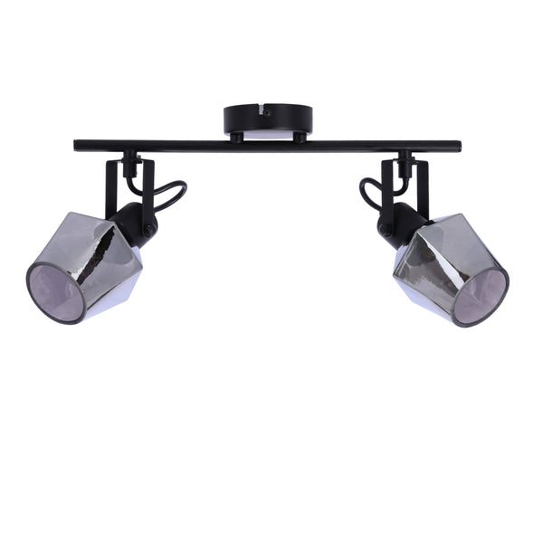 Plafonnier Randi 2 lumières, verre