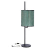 Lampe à poser Bendi verte, tissu
