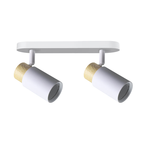 Plafonnier Claro 2 lumières blanc