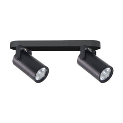 Plafonnier Gary 2 lumières noir
