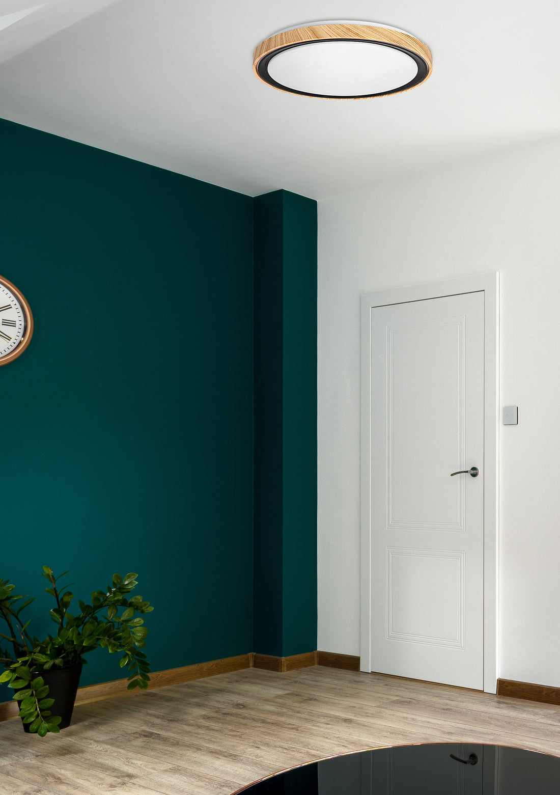 Plafonnier LED Aflo blanc