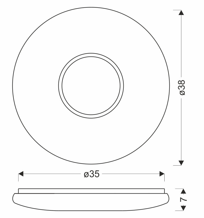 Plafonnier LED | Uran