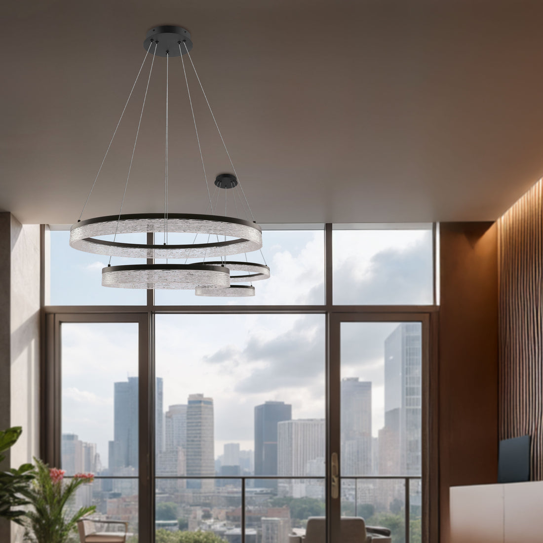 Suspension luminaire | Frozi Noir