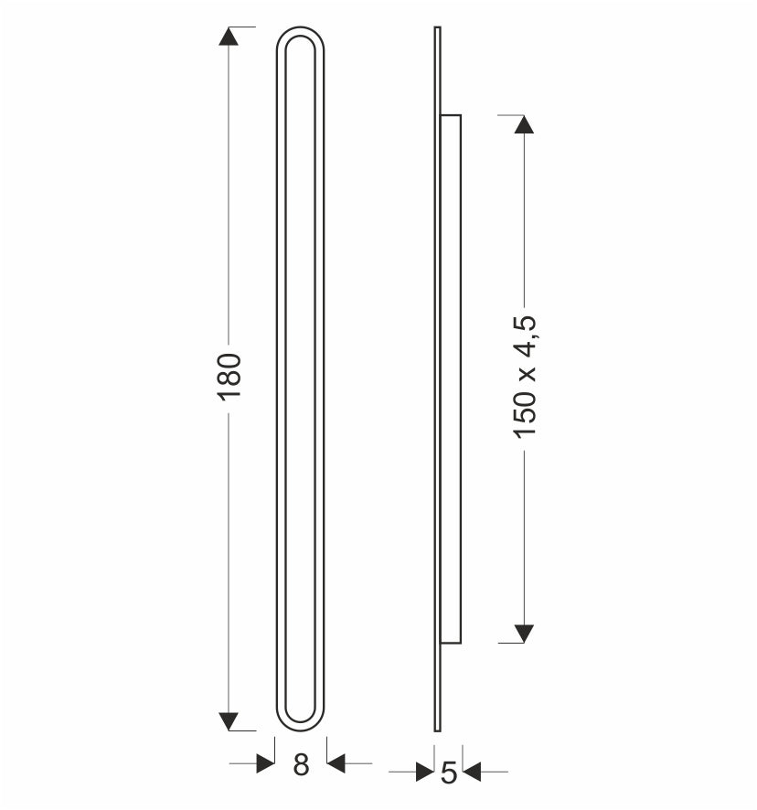 Luminaire extérieur | Stick Noire