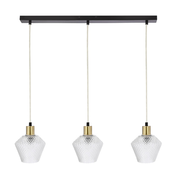 Suspension luminaire | Greniko Noire