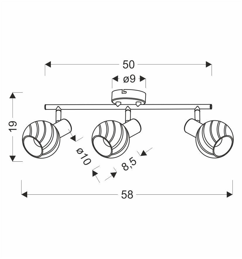 Luminaire plafonnier | Grano L 58 cm