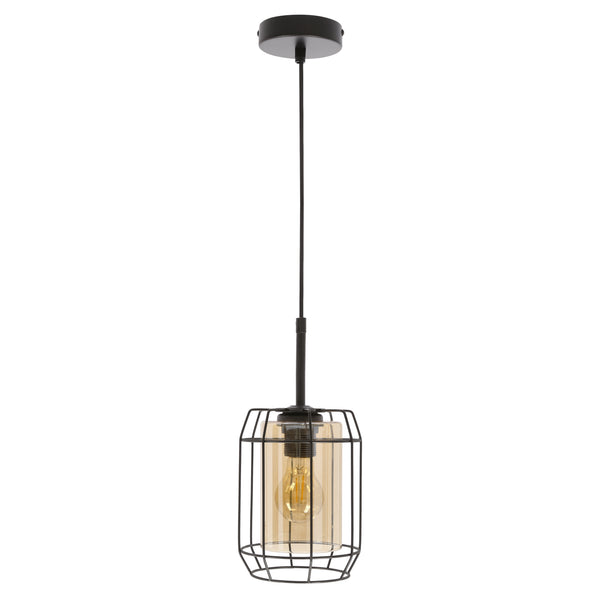 Suspension luminaire | Jonera Noire L 15 cm