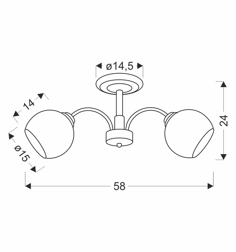 Luminaire plafonnier | Cromat