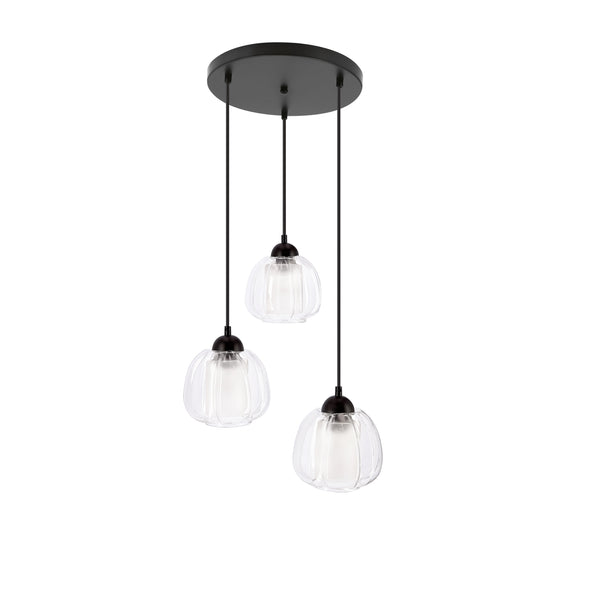 Suspension luminaire | Valeria Noire L 38 cm