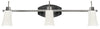 Plafonnier Croton 3 lumières, verre