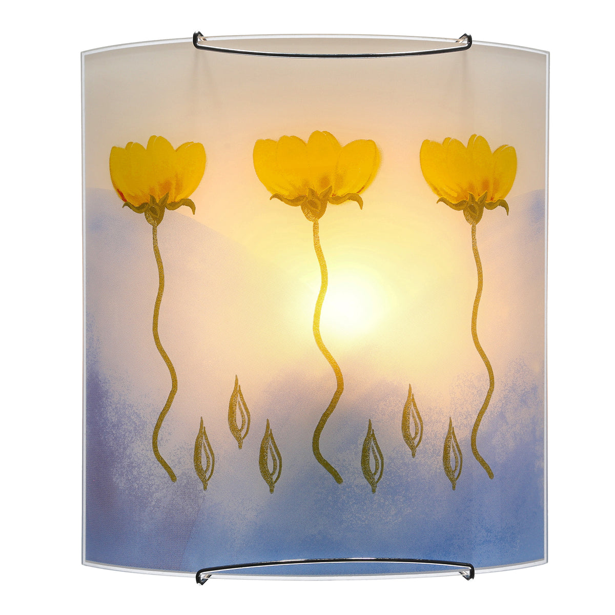 Applique murale Anemon multicolore, verre