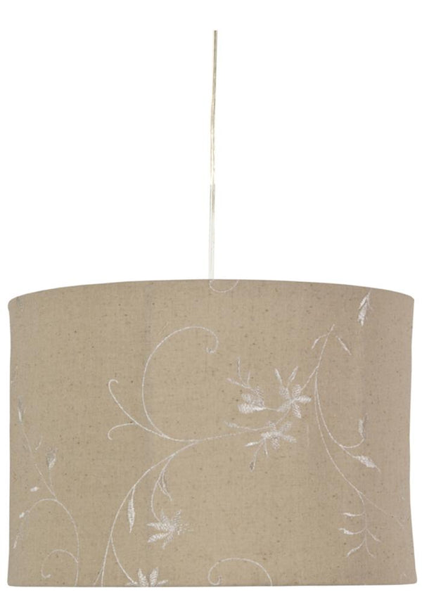 Suspension Farm blanche, tissu