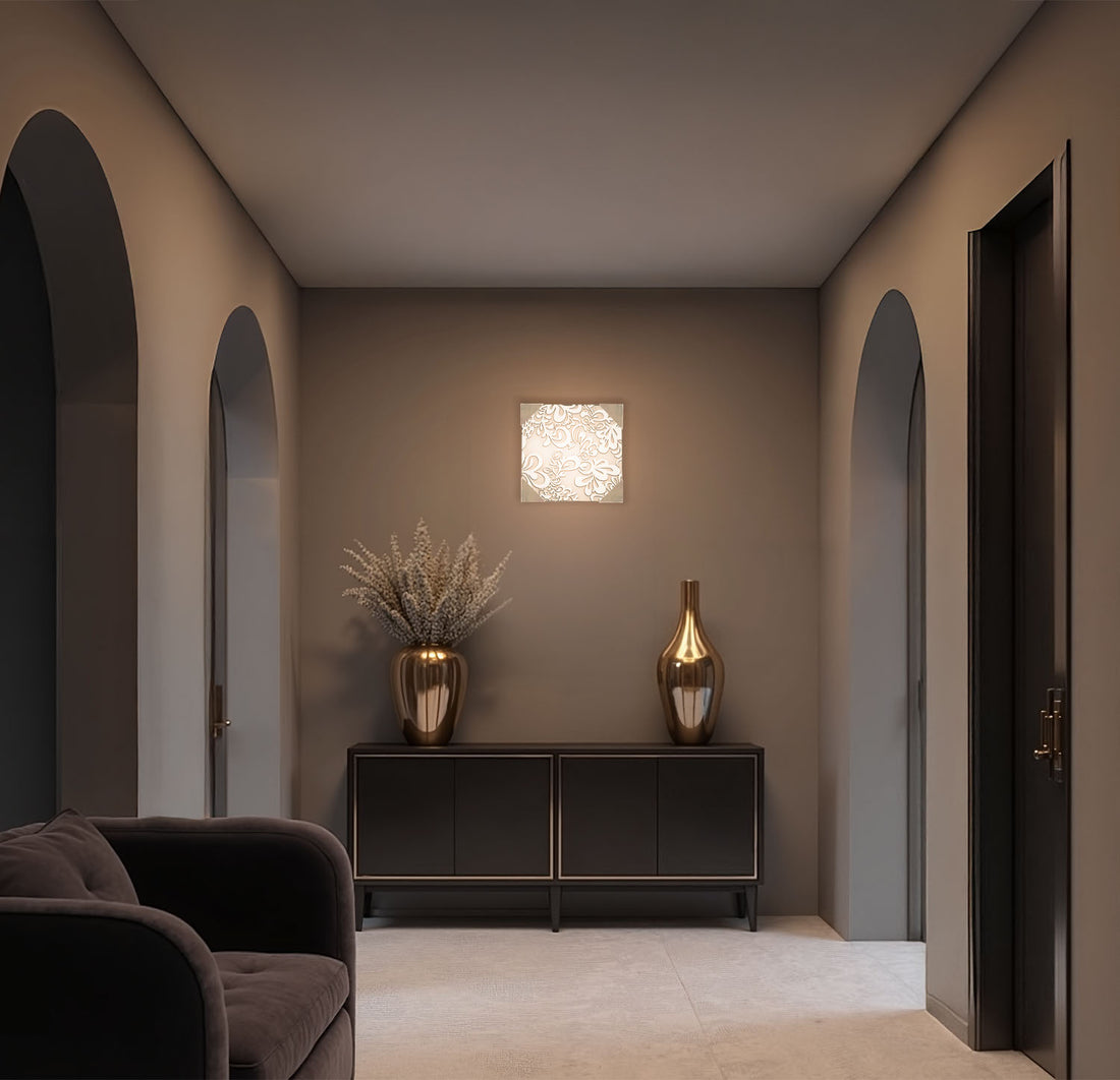 Plafonnier Cedra 3 lumières, verre