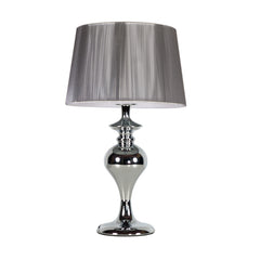 Lampe à poser Gillenia argentée
