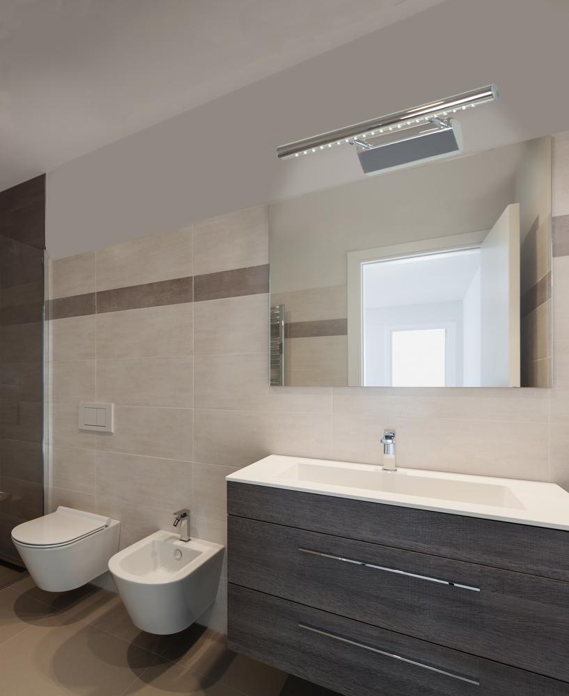 Applique murale LED Forte chromée