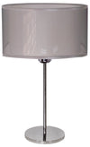 Lampe à poser Piano 3 lumières argentée, tissu