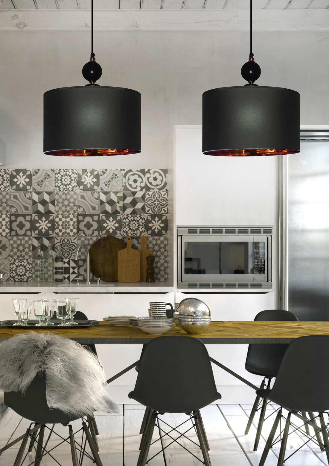 Suspension luminaire | Melba Cuivrée