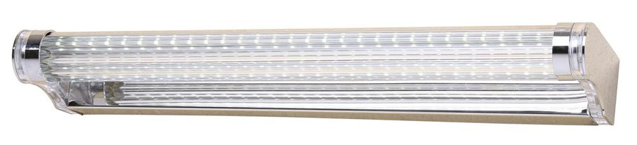 Applique murale LED Moderno chromée, L 42,5 cm