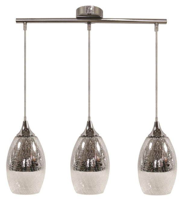 Suspension luminaire | Celia Argentée
