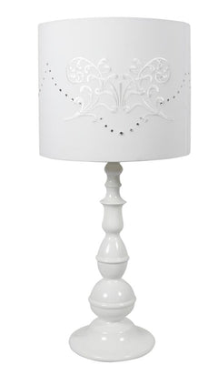 Lampe à poser Lans blanche