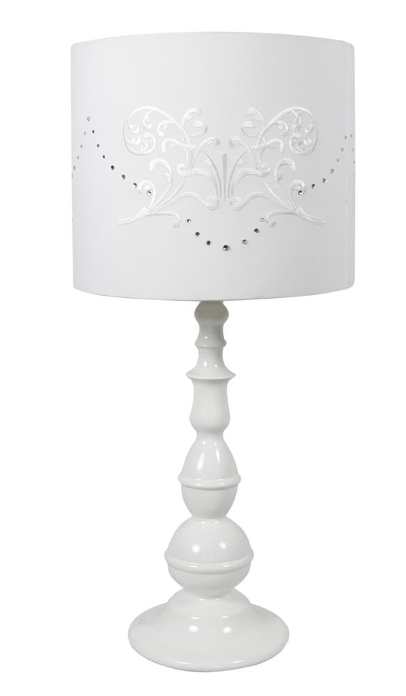 Lampe à poser Lans blanche