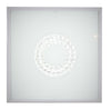 Plafonnier LED Lux nickel satiné, verre (réf. 10-60686)