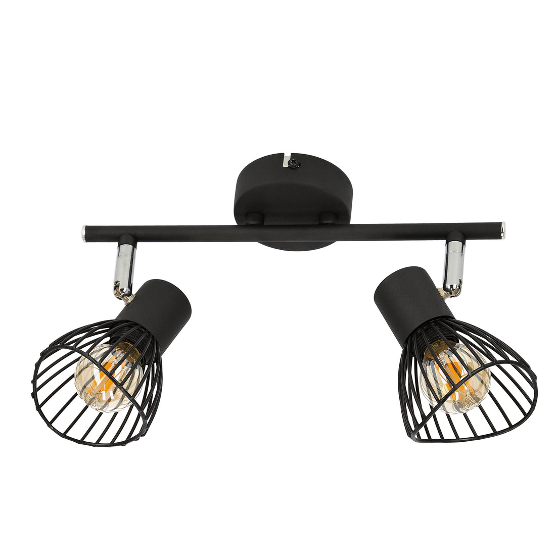 Plafonnier Fly 2 lumières noir