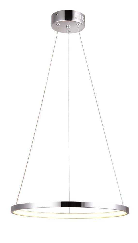 Suspension luminaire | Lune Chromée