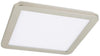 Plafonnier LED Nexit nickel satiné, L 30 cm