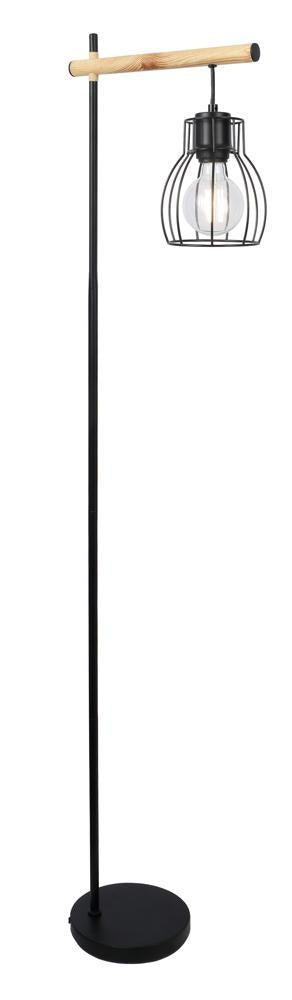 Lampadaire Bernita noir