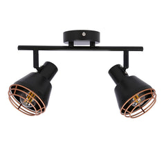 Plafonnier Neria 2 lumières doré