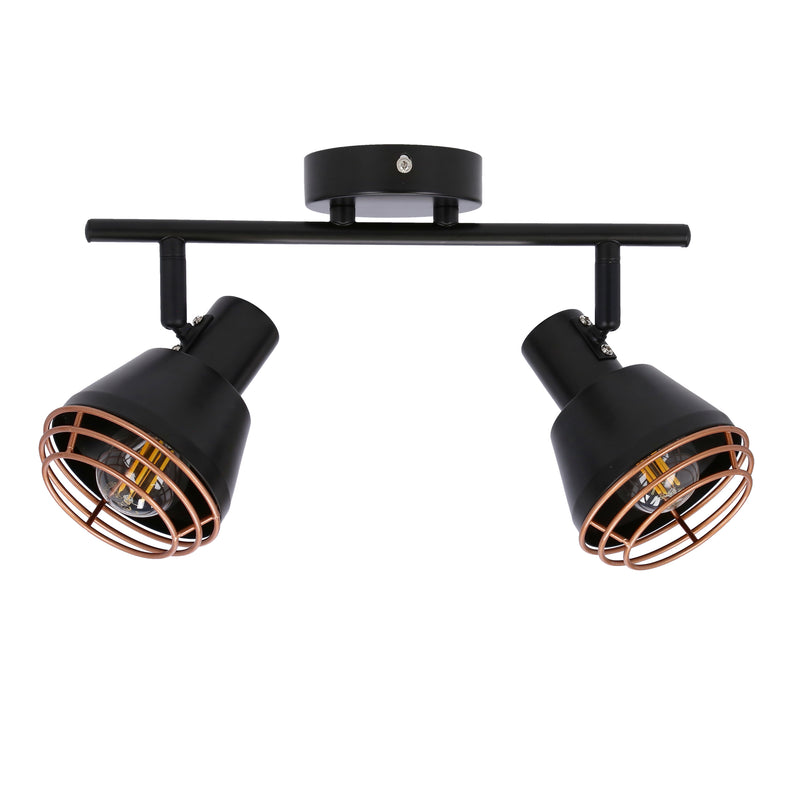 Plafonnier Neria 2 lumières doré