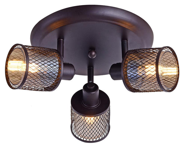 Plafonnier Canabera 3 lumières, verre