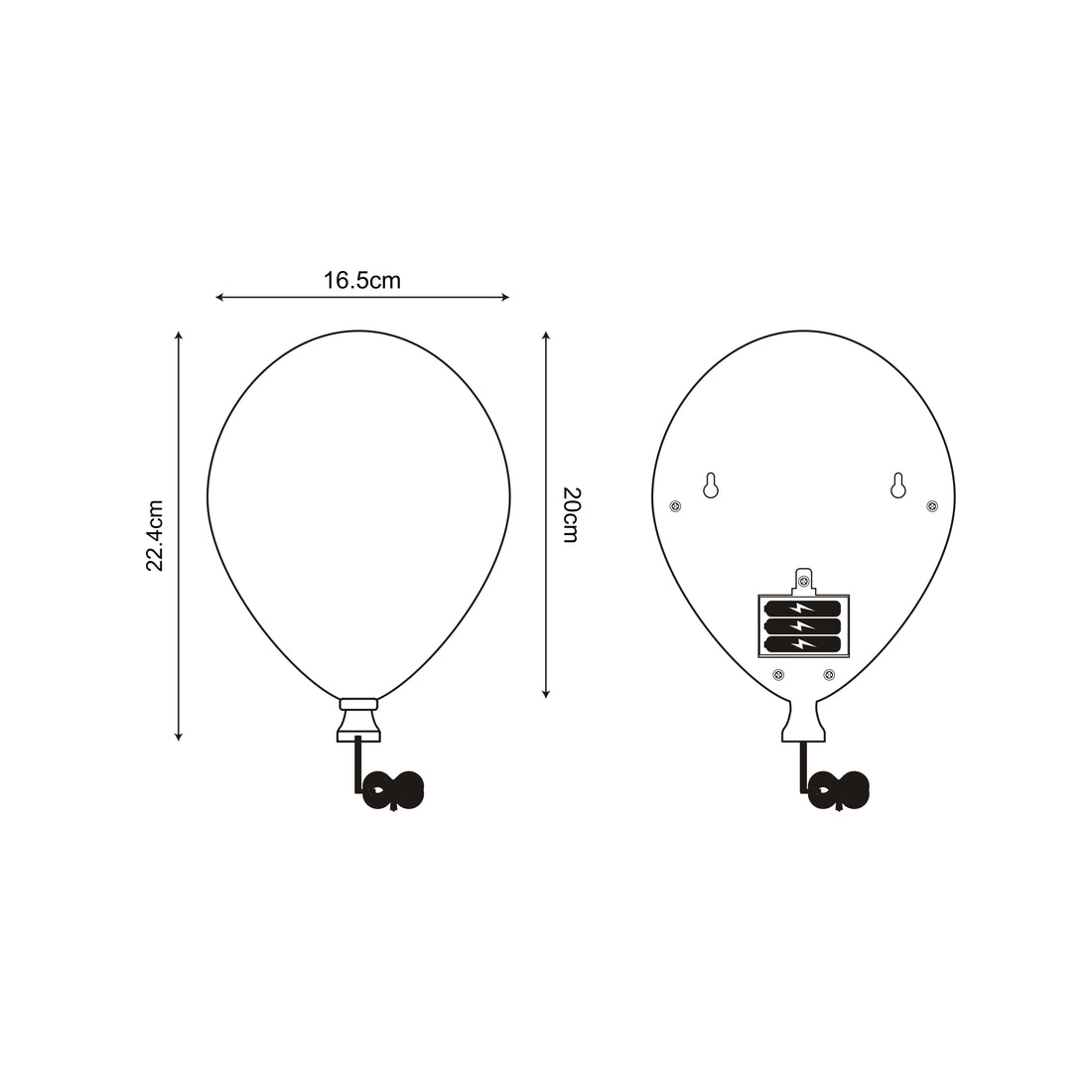 Applique murale | Balloon Rose