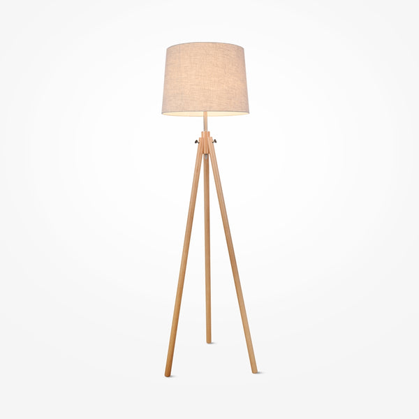 Calvin Beige Floor Lamp