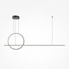 Halo Black pendant light