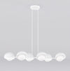6-light white Boom pendant lamp