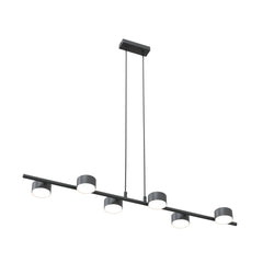 Sora 6-light black pendant light