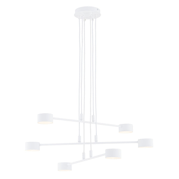 Modus 6-light pendant lamp white