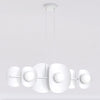 6-light white pendant light