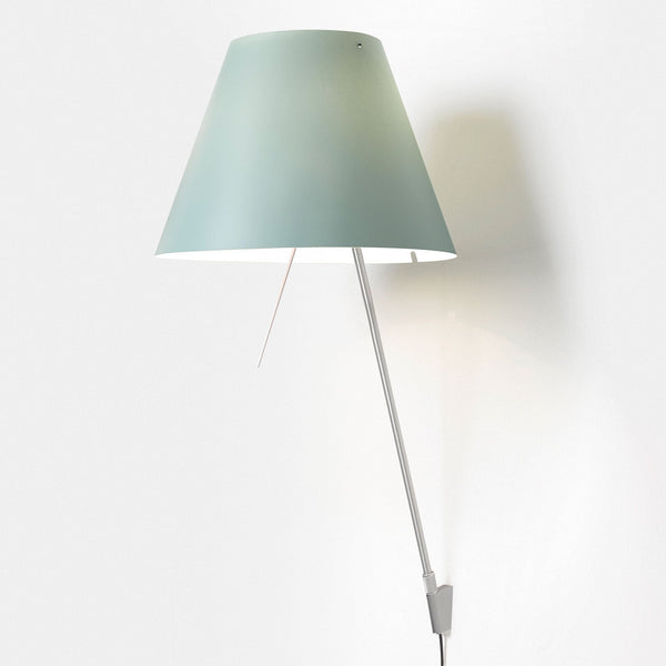 Applique murale Costanza D13aif en aluminium, vert, Ø 46 cm