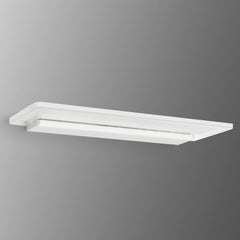 Applique murale LED Skinny en aluminium, blanc, hauteur 3 cm, IP44
