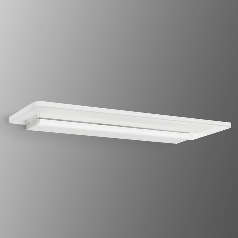 Applique murale LED Skinny en aluminium, blanc, hauteur 3 cm, IP44