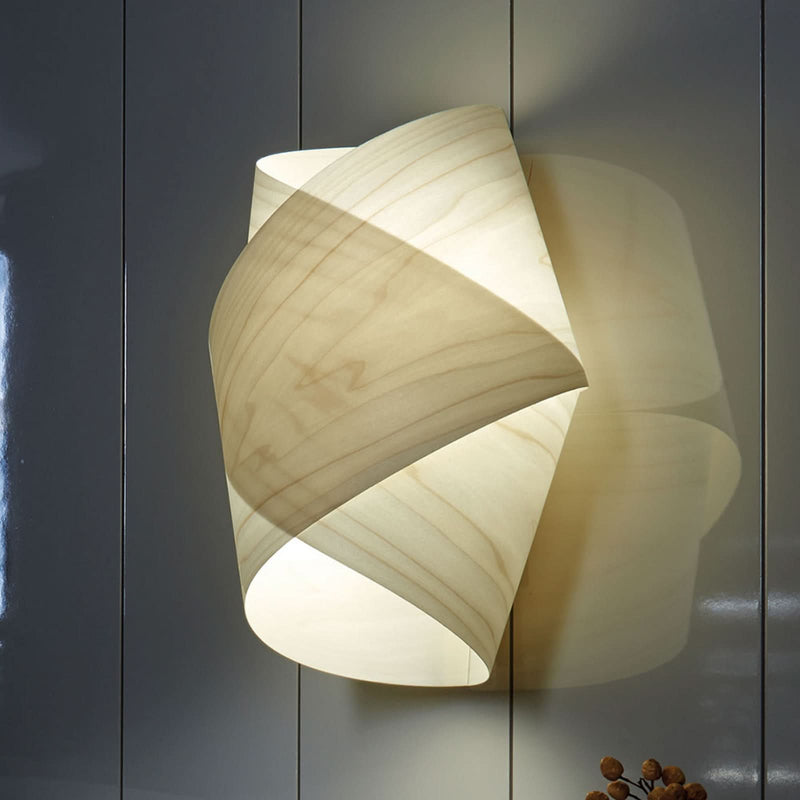 Applique murale Orbit, ivoire, hauteur 36 cm