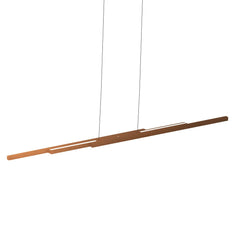 Bronze strip pendant light